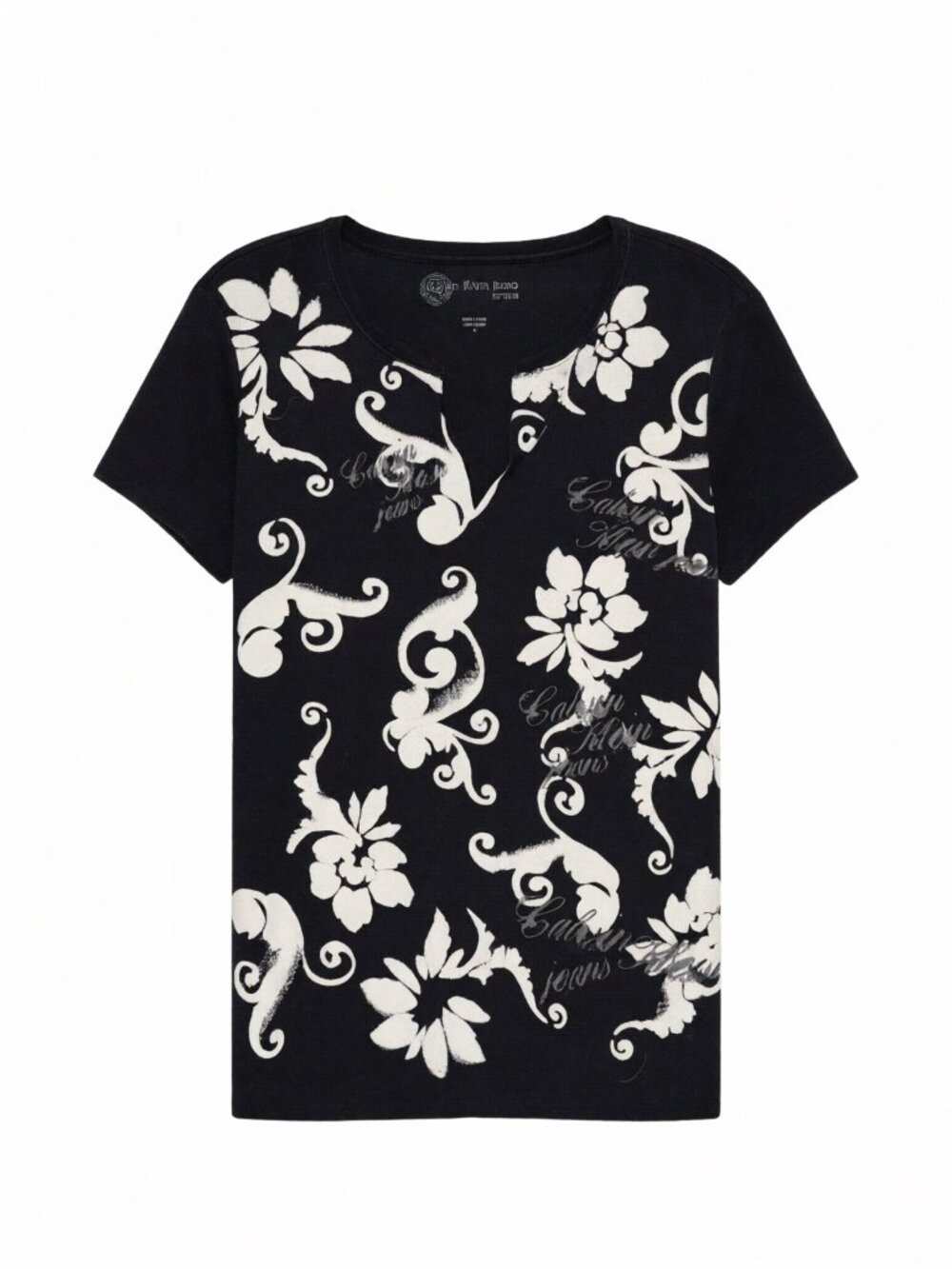 Calvin Klein Jeans Black Graphic T-Shirt L